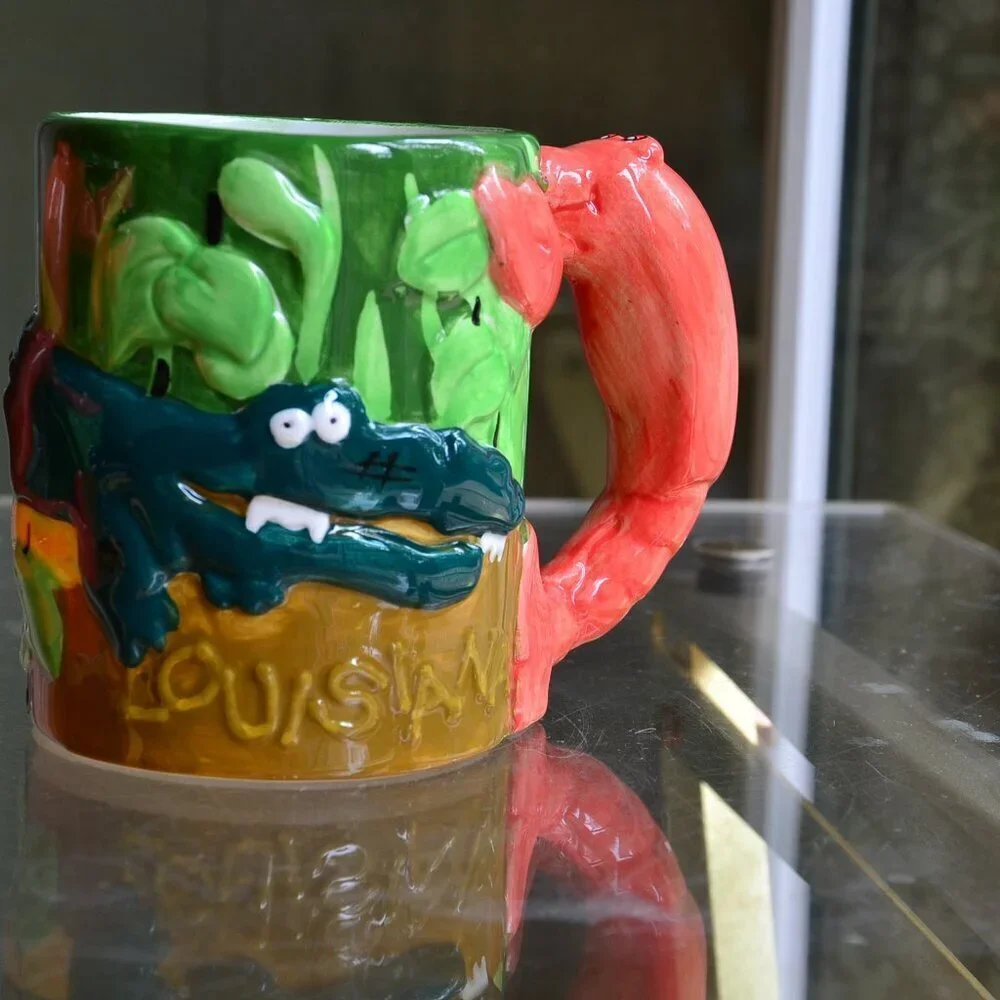 Set of Two Louisiana Lobster Mugs